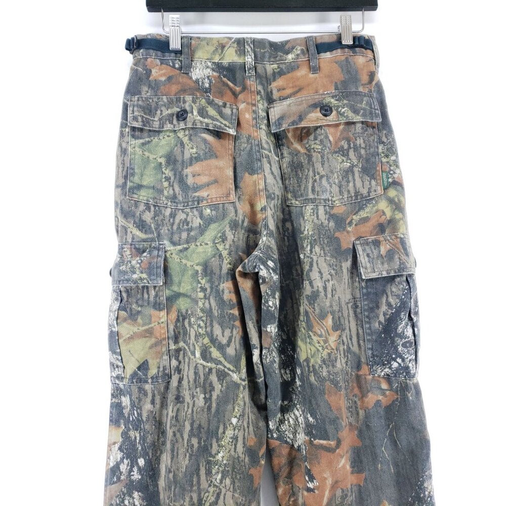 Field Staff Mens 28x30 Mossy Oak Camouflage Cargo Pants Outdoor Hunting Wear - Picture 4 of 9